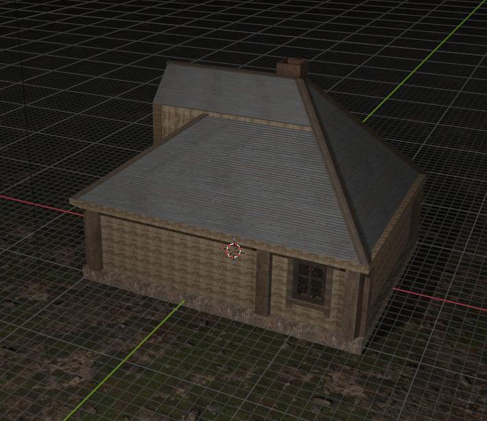 3D köy inşa etme oyunu